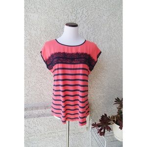 💙CLOSET CLEAR OUT $4💙Pink and Blue Shirt